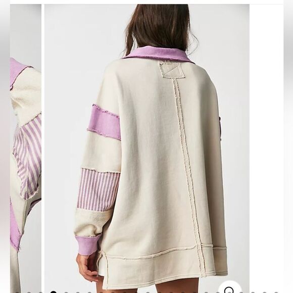 Free People We The Free Clean Prep Polo Pullover Top - Picture 4 of 7